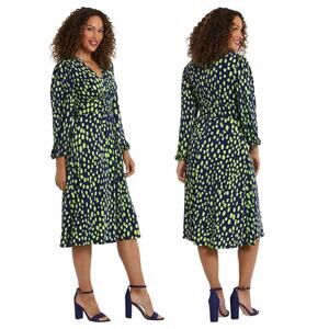 NWT Maggie London Times Elorin Dress Printed Stretch Size 6P